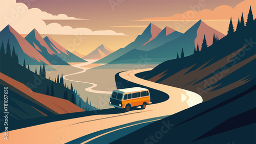 As the van slowly ascended the winding mountain road the group inside eagerly peered out the windows eyes widening in amazement at the stunning photo