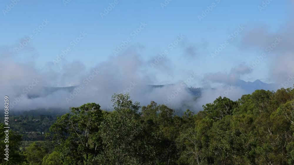 Clearing Skies Over Lush Landscape Clearing Skies Over Lush Landscape