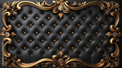 Special background geometric Gradient graphic pattern. black and gold.