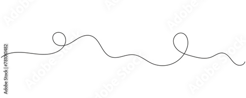 Wavy line pattern with curvy abstract squiggles in a psychedelic wiggle design with white background.