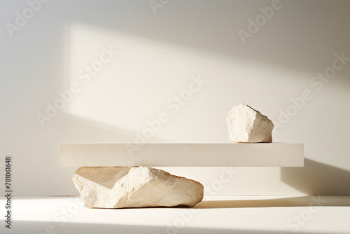 Stone podium for display product