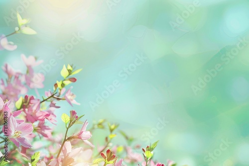 spring background concept  space for text