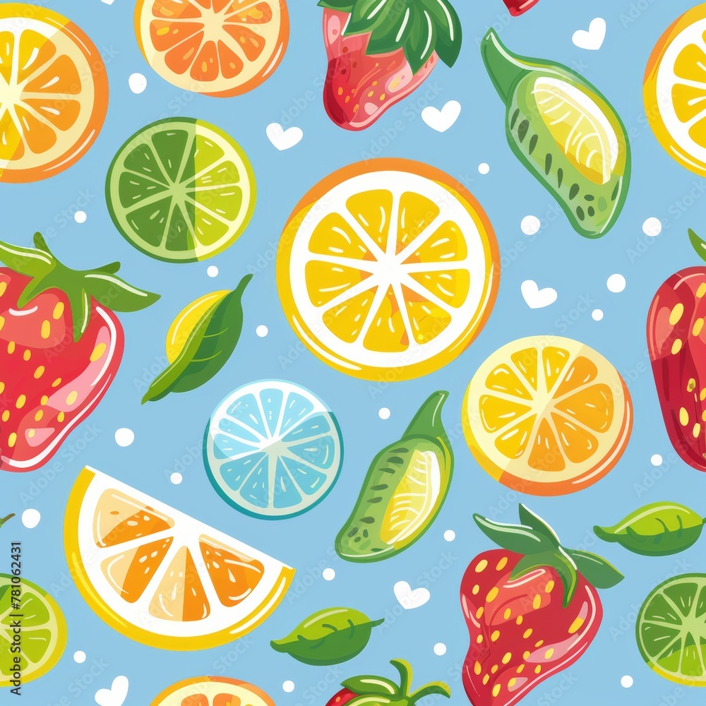 summer seamless pattern summer seamless pattern