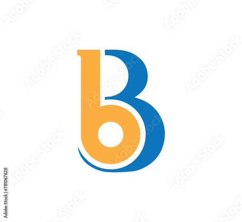 BB letter logo design vector