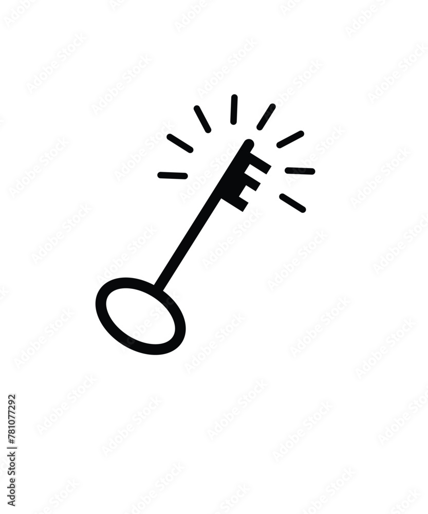 key icon, vector best flat icon. key icon, vector best flat icon.