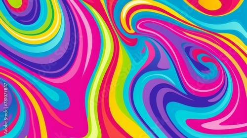 Bright and colorful abstract background illustration for graphic design and creative projects