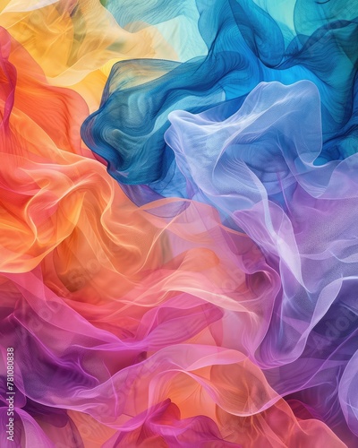 Abstract colorful flower background