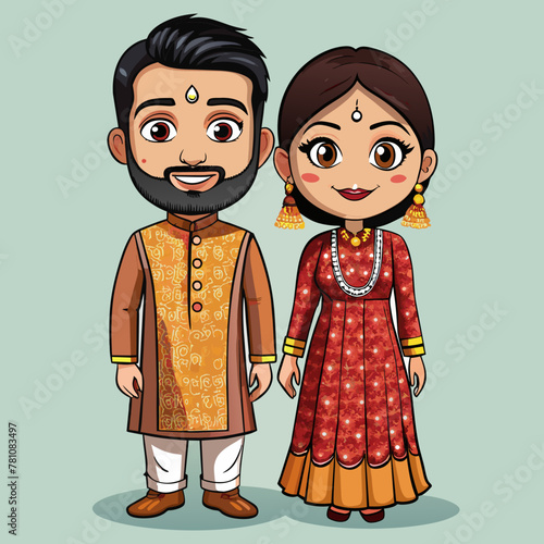 Stunning Couple Kurta Pajama Styles for Indian Wedding - Trendy Fashion Pick photo