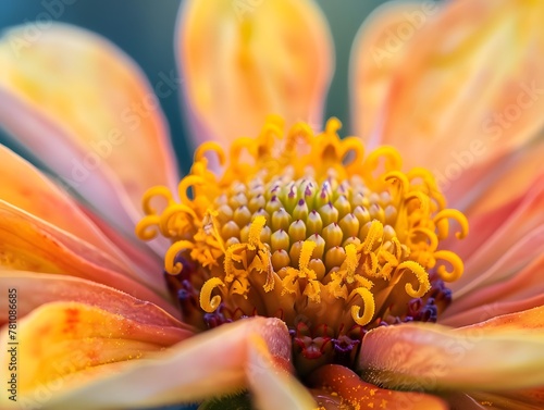 Ultra close up photo of flower, Macro shot of flower photo