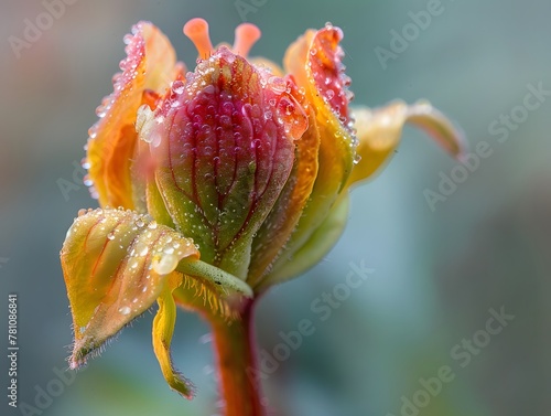 Ultra close up photo of flower, Macro shot of flower photo