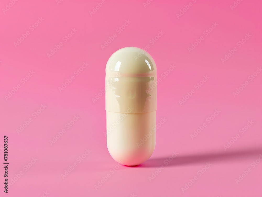 Pill on on the solid background, medicine conept Pill on on the solid background, medicine conept