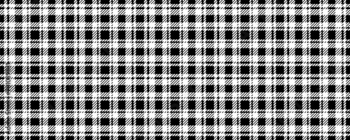 black white tartan seamless pattern