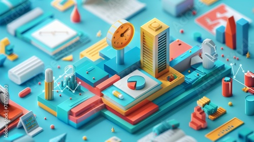 Wallpaper Mural Education and Learning: A 3D vector infographic highlighting the importance of critical thinking in education Torontodigital.ca