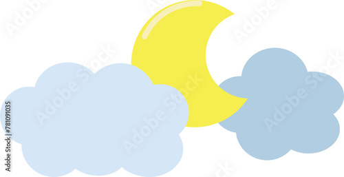 moon cloud illustration sky element photo