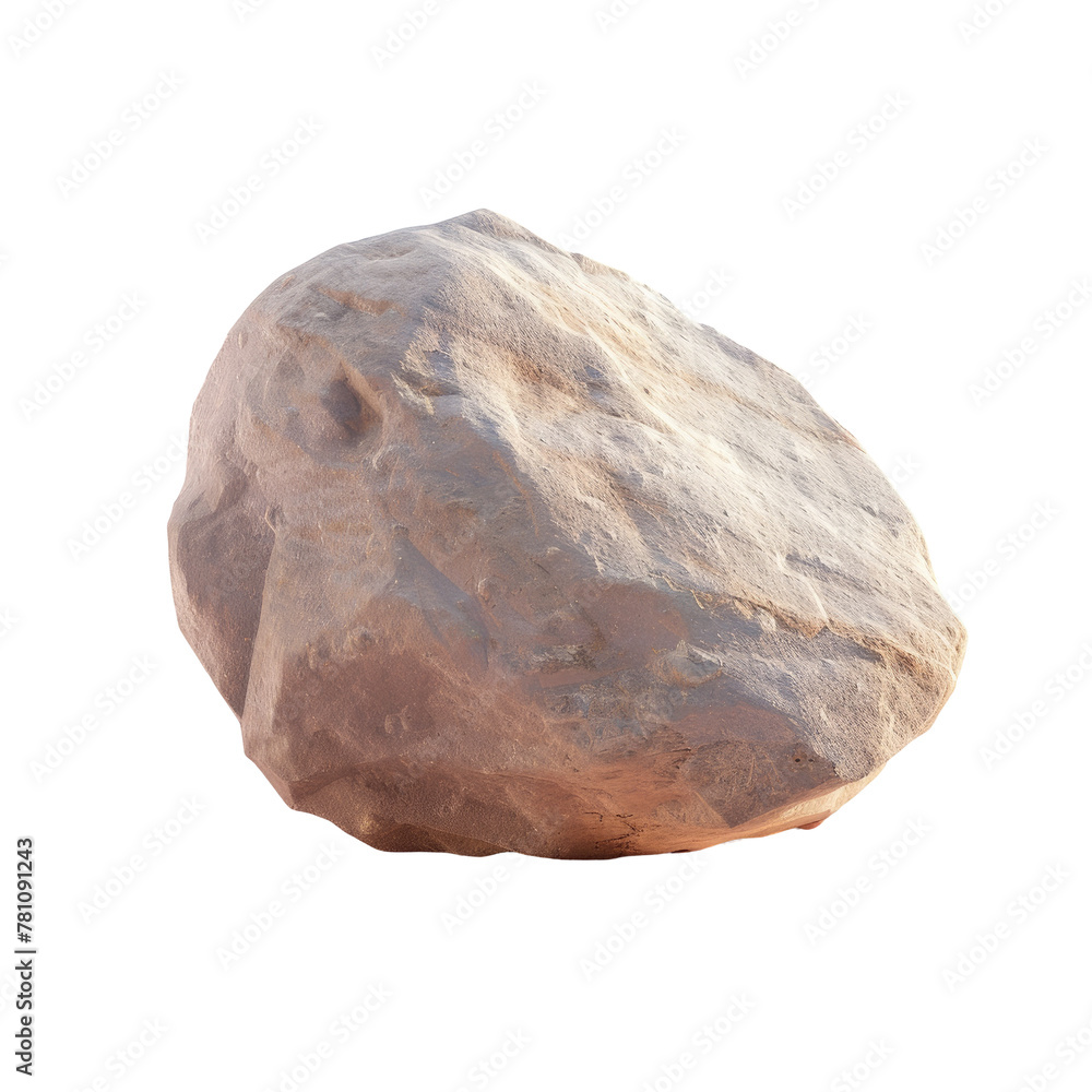 A close up of a rock on a Transparent Background A close up of a rock on a Transparent Background