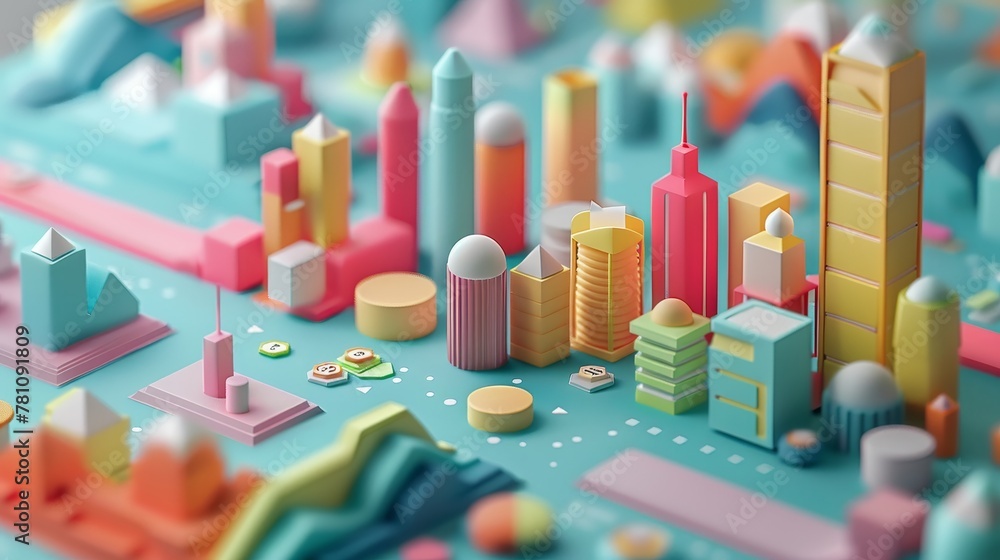 Infographics Design Tips: A 3D vector illustration illustrating the importance of visual hierarchy Infographics Design Tips: A 3D vector illustration illustrating the importance of visual hierarchy