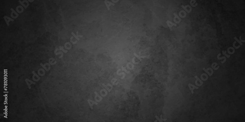 Dark black stone wall grunge backdrop texture background. monochrome slate grunge concrete wall black backdrop vintage marbled textured border background. 