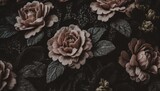 vintage style of tapestry flowers fabric pattern background backdrop