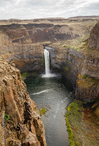 View of the State Waterfall Palouse Falls State Park  Washington State