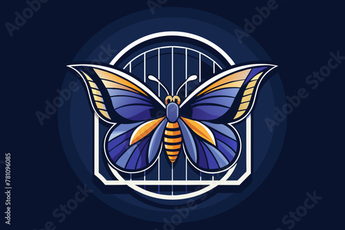 admiral-butterfly-in-cage-with-dark-background