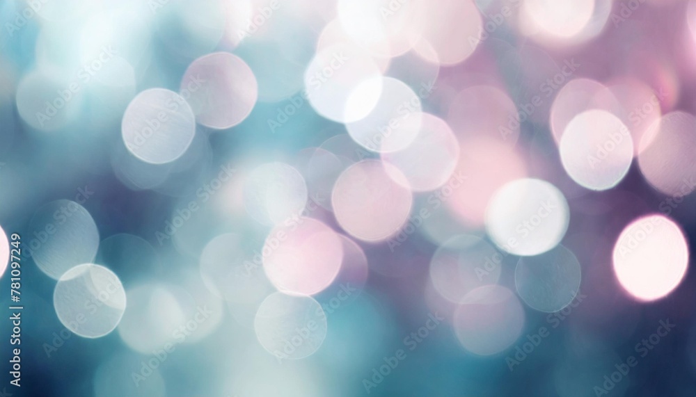 abstract blurred fresh vivid spring summer light delicate pastel pink blue white bokeh background texture with bright circular soft color lights beautiful backdrop illustration