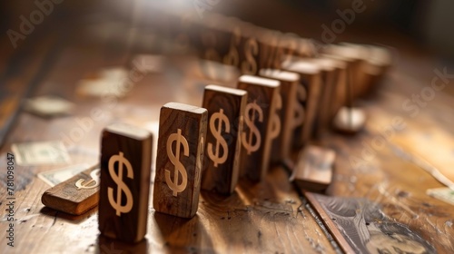 Dominoes with Dollar Signs ...
