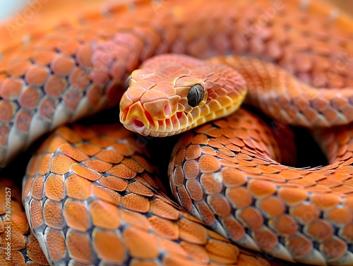 Sleek Beauty and Misunderstood Charm of Reptile Pets A Close Up of Mesmerizing Snake Scales