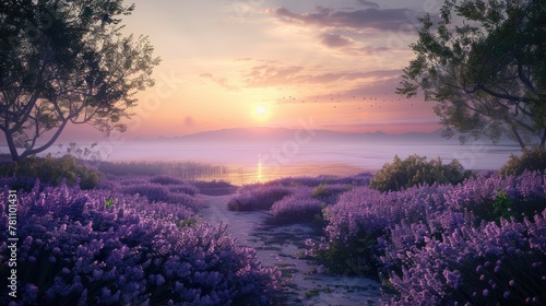 A Lavender Garden Fantasy