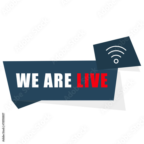 Live Webinar Button label, online Webinar