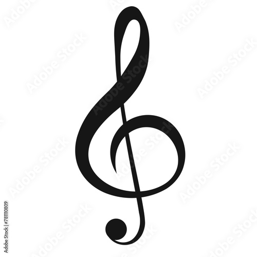 Music notes icon photo