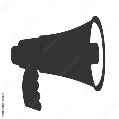 Megaphone music flat style icon