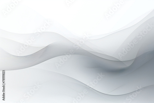 Abstract Silver Wave Background