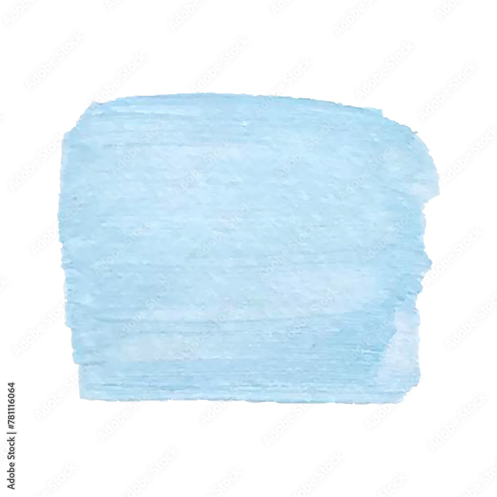 Acrylic blue texture brush stroke hand drawing, isolated on white background. Acrylic blue texture brush stroke hand drawing, isolated on white background.