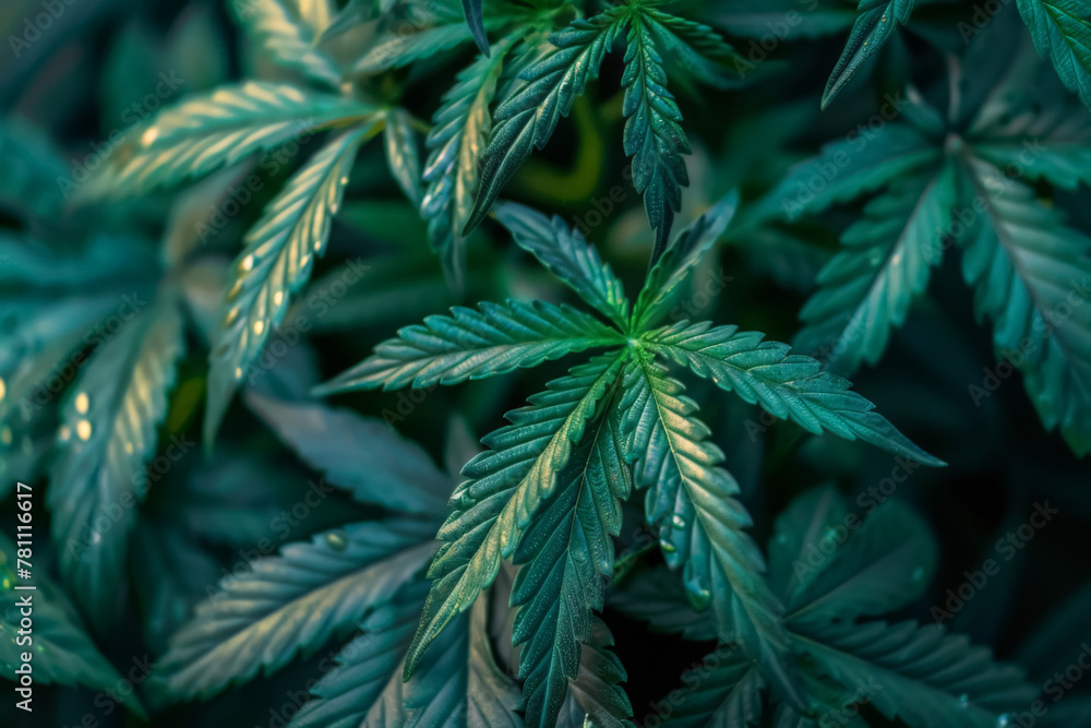 cannabis plants as background. Closeup texture of marijuana leaves cannabis plants as background. Closeup texture of marijuana leaves