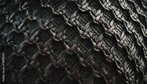 seamless tile chainmail chain mail armor macro repeating generative ai