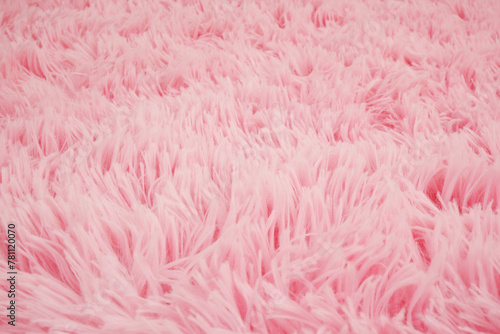 Close-up of soft pink carpet. 