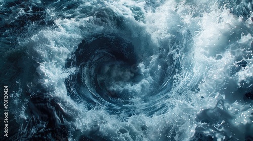 Enter the heart of nature's fury with a dramatic whirlpool. Power, chaos, and awe converge in a swirling spectacle