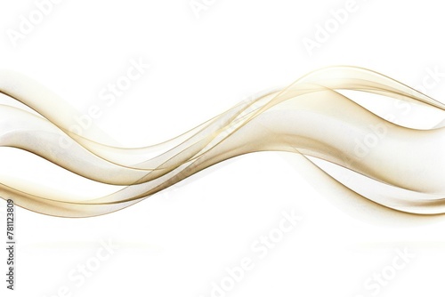 A simple and elegant wave design in light gold