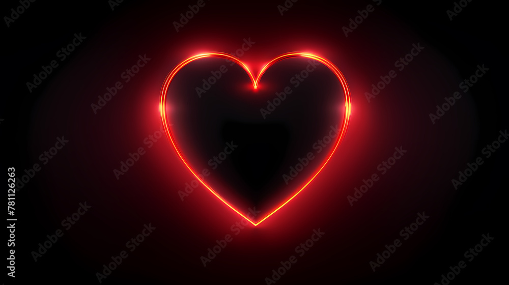 Valentine's Day dark background