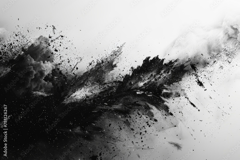 A black and white image of a line of dots with a white background A black and white image of a line of dots with a white background