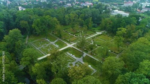 Gardens At The Palace Skierniewice Ogrody Palac Aerial View Poland