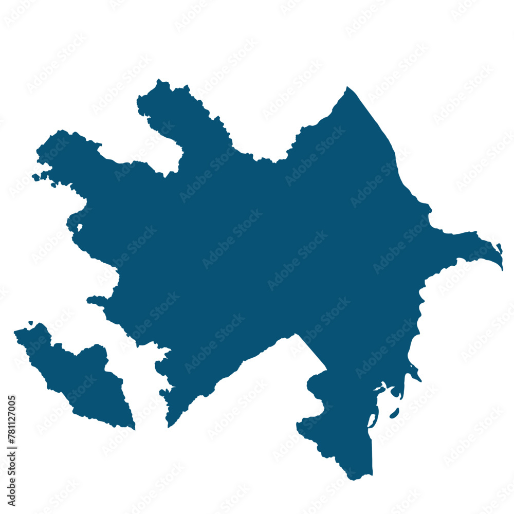 Azerbaijan detailed Map Azerbaijan detailed Map