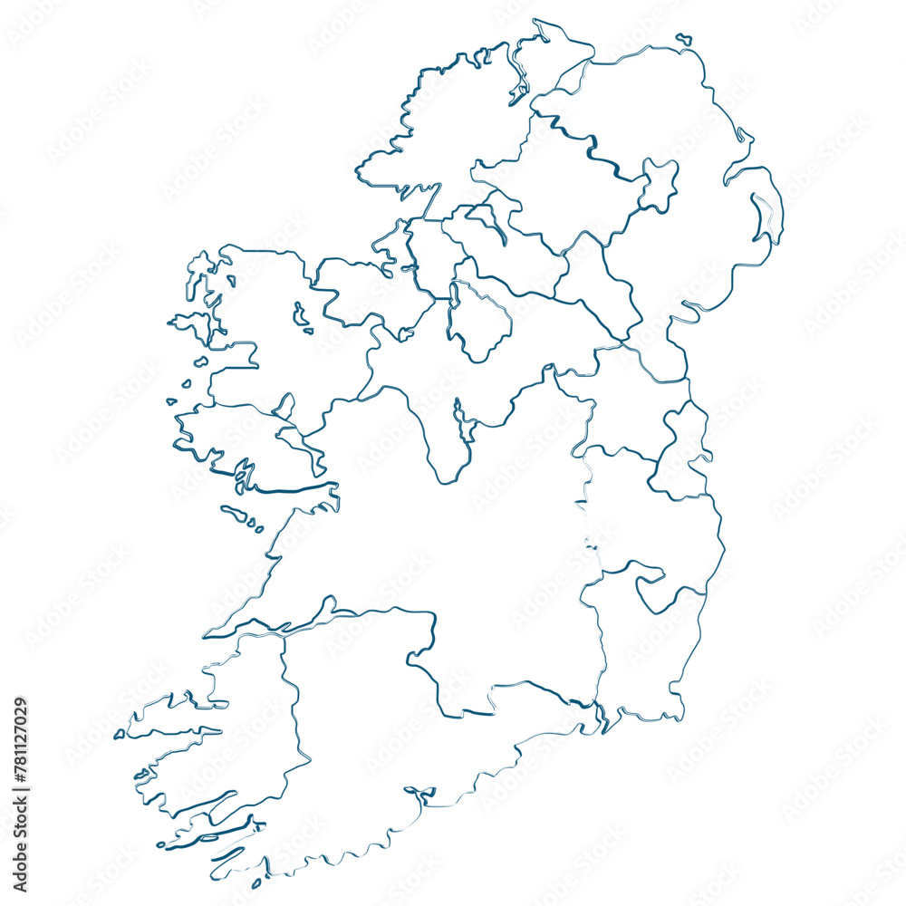 map of ireland map of ireland