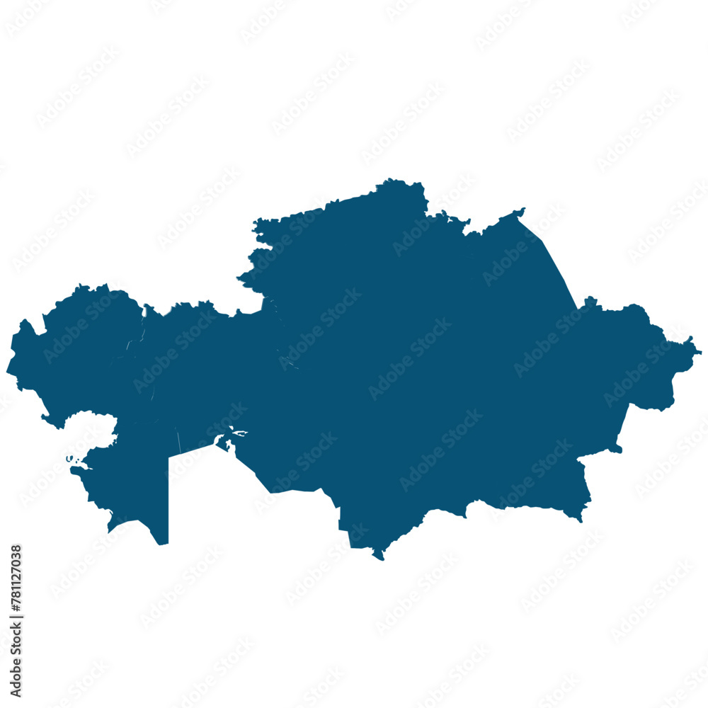 Fototapeta premium map of Kazakhstan