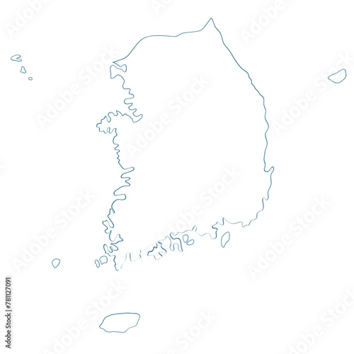 Map of South Korea