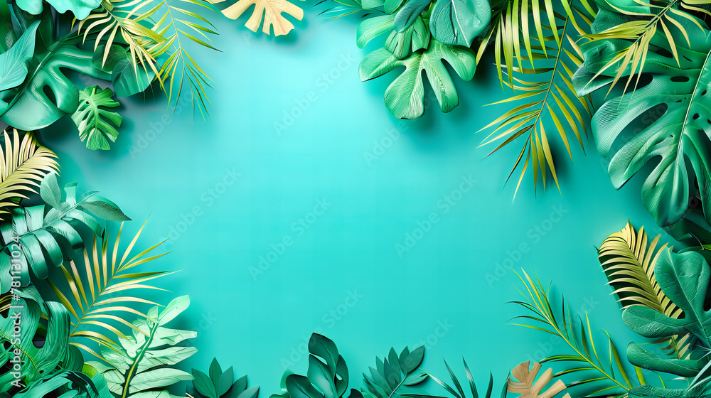Bright and Airy Tropical Composition, Perfect for Invoking a Sense of Paradise and Relaxation in Creative Projects Bright and Airy Tropical Composition, Perfect for Invoking a Sense of Paradise and Relaxation in Creative Projects