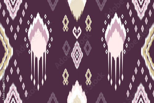 Ethnic pattern.beautiful pattern. folk embroidery,bohemian style,aztec geometric art ornament print.ethnic abstract Inkatha art.Seamless fabric.design for fabric, carpet, wallpaper, clothing	
