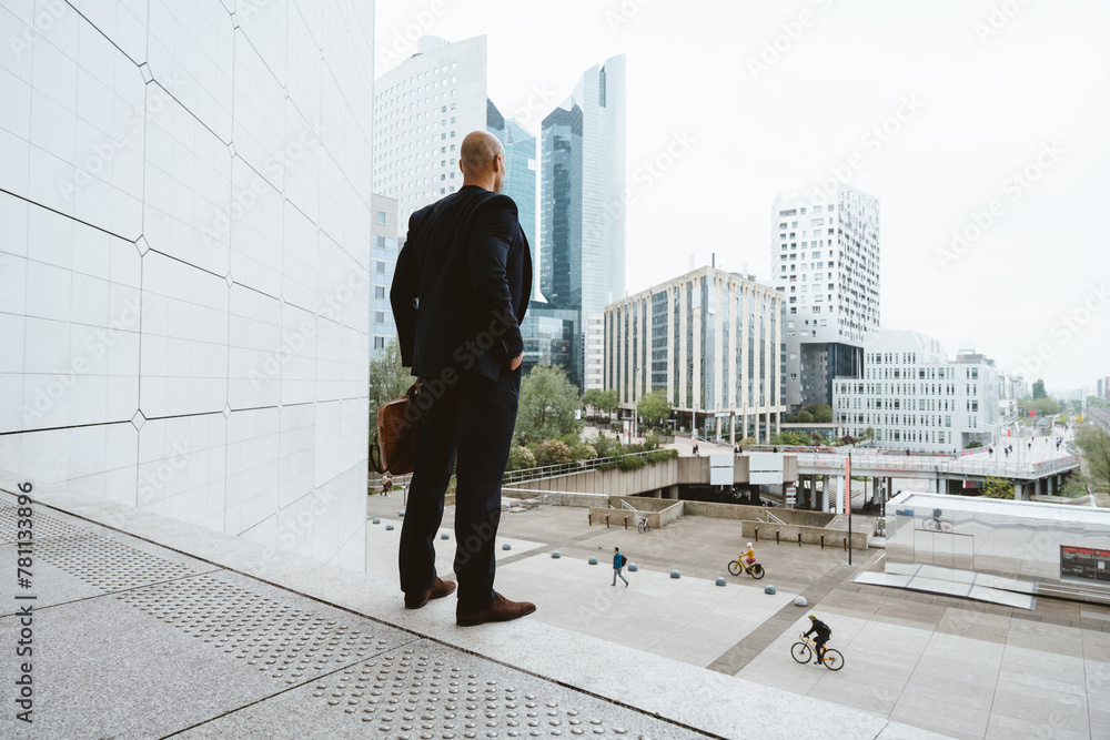 young businessman going to work in the morning young businessman going to work in the morning