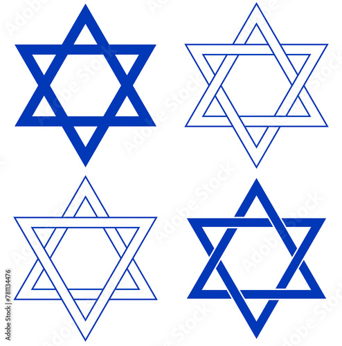 Israel Jewish Passover Pesach Star of david set