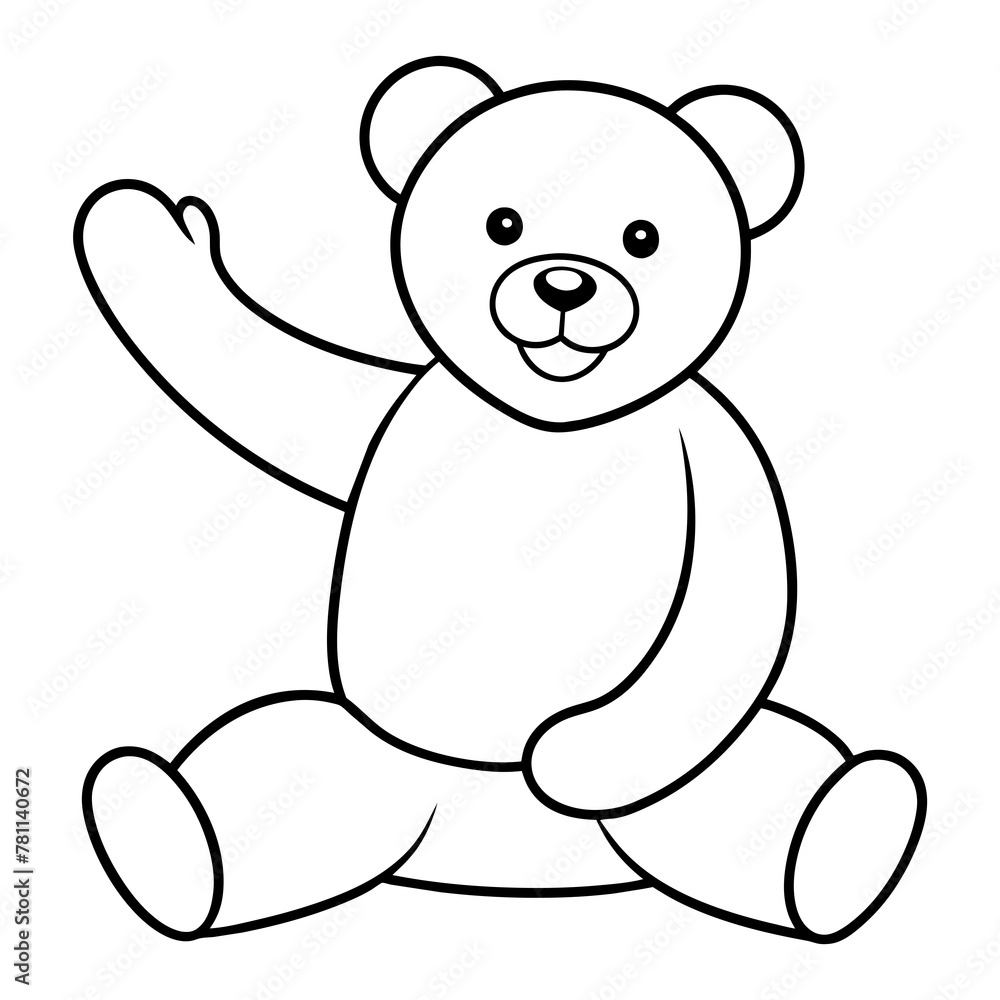 Teddy bear vector illustration Teddy bear vector illustration